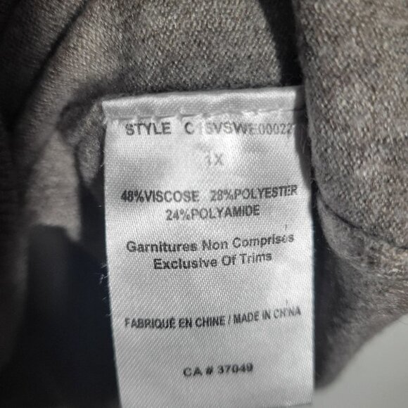 Claire France plus Size crew neck long sweater  pullover - Picture 7 of 8